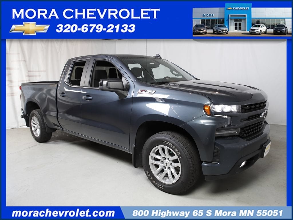 2020 Chevrolet Silverado 1500 RST in Shadow Gray Metallic — front three-quarter view