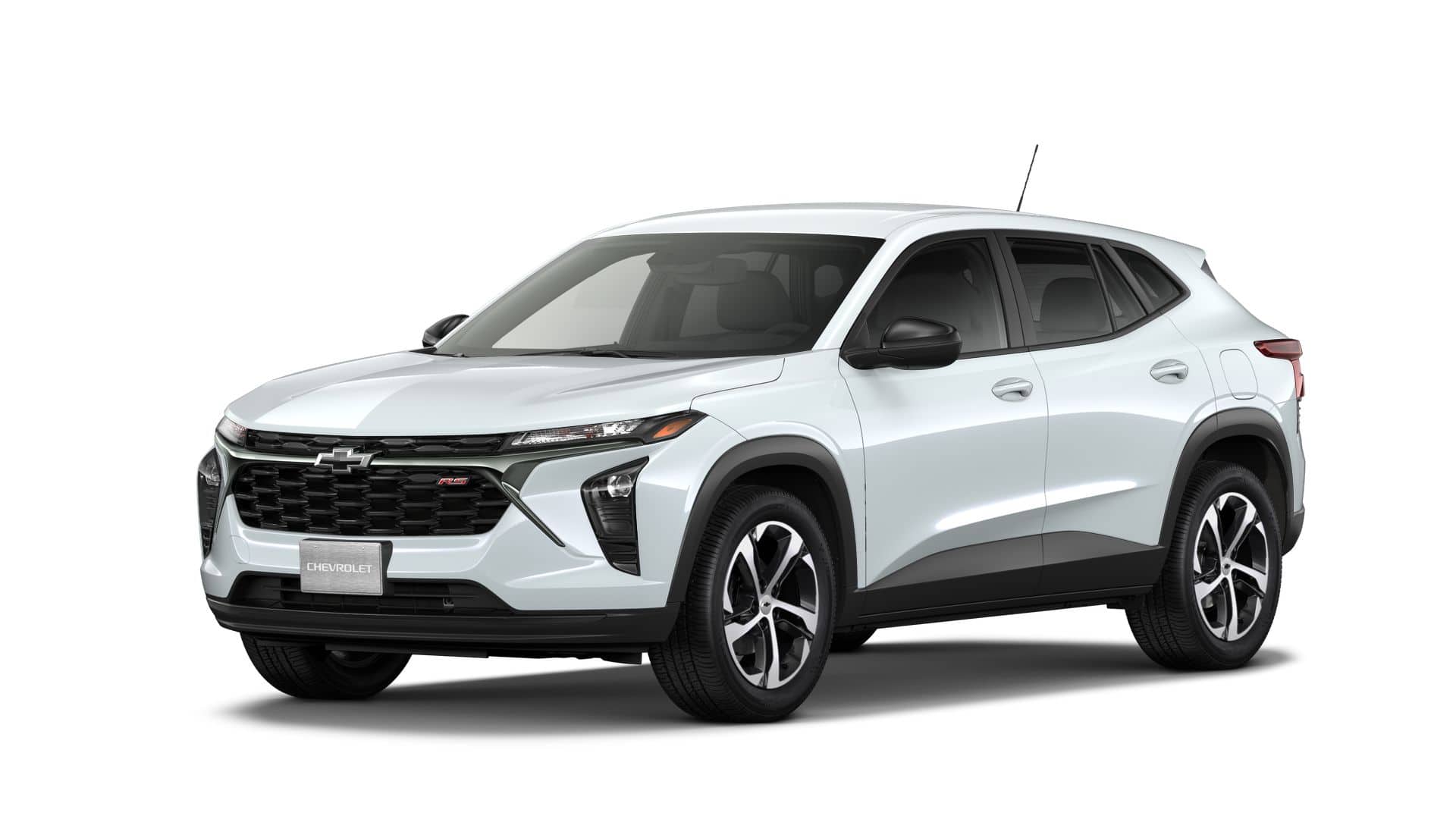 2026 Chevrolet Trax 1RS in Summit White — front three-quarter view